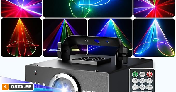 Disko laser - 3D animatsioon - Laser Light Projector (246045307) - Osta.ee