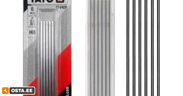 Uued varusüdamikud täitepliiatsile 6tk, YATO (246879959) - Osta.ee