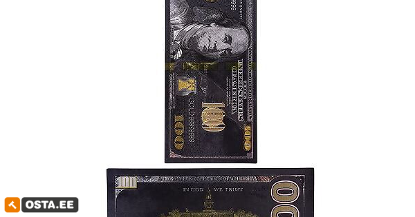 Mustkuldne 100 dollarit mälestusdollarid 2 tk (211946963) - Osta.ee