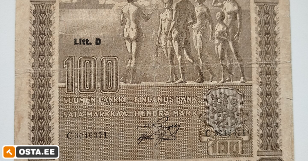 Soome 100 markkaa 1939 a. (211298863) - Osta.ee
