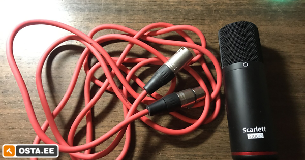 Focusrite Scarlett studio mikrofon koos juhtmega (203771863) - Osta.ee