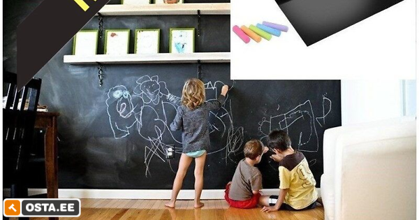 Kriidipaber seinale 45 200 cm + kriidid (243803619) - Osta.ee