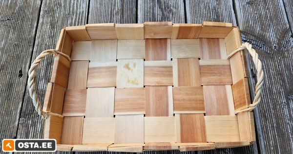 Kandiline punutud korv (241337122) - Osta.ee