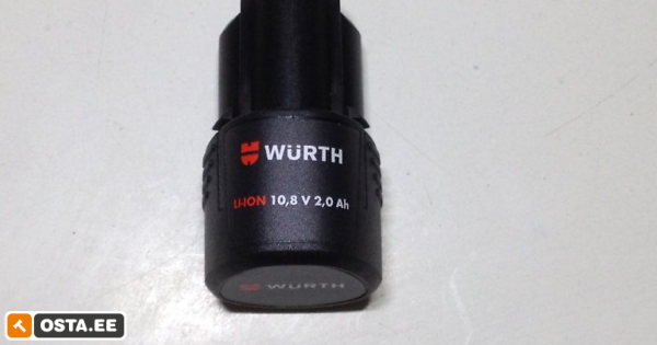 Aku Bosch 12V 2,0Ah LiIon Würth ,kasut. 1,9Ah (224986467) - Osta.ee