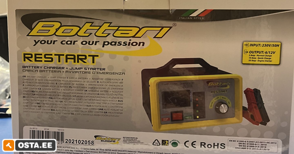 NB! Uus! Akulaadija ja booster autodele (242003125) - Osta.ee