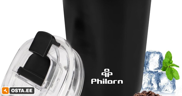 D428 12 oz isoleeritud kohvikruus kaanega (243043857) - Osta.ee