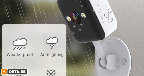 Veekindel valvekaamera. 2.4GHz WiFi. UUS. (241732379) - Osta.ee