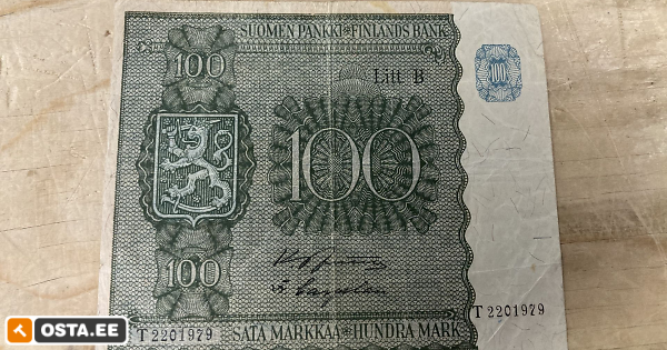 Soome 100 markkaa 1945 (202406228) - Osta.ee