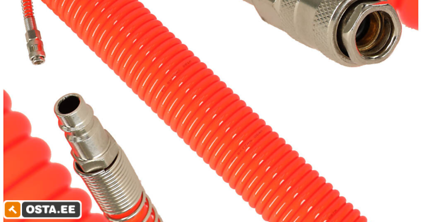 Suruõhuvoolik kiirliidetega spiraal kompressorile 15m 12mm (240329220) - Osta.ee