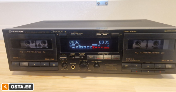 PIONEER CT-W550R CASSETTE DECK (242722430) - Osta.ee