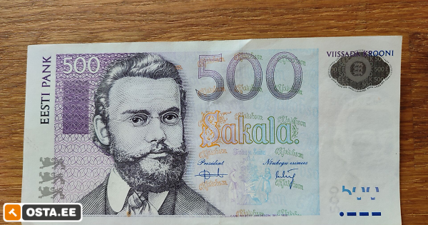EVaegne 500 krooni 2000 a. (214856443) - Osta.ee