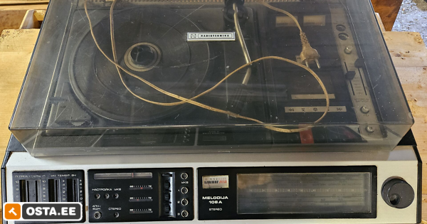 Radiotehnika plaadimängija,kassett,raadio Melodija 106A (217667542 ...