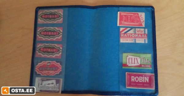 Teise maaimasõja eelsed žiletiümbrised koos žiletiga (246535412) - Osta.ee