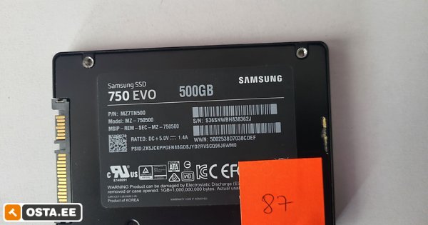 Samsung 500GB SSD (240591686) - Osta.ee