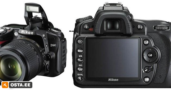 Peegelkaamera Nikon D90 + 3tk aku + 2tk objektiivid + lamp (219804015) - Osta.ee