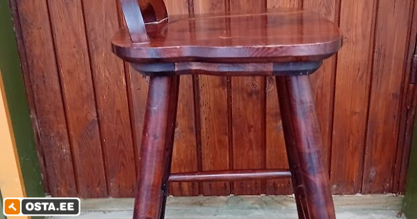 Täispuidust väga tugev baaritool istumiskõrgus 62cm (243376167) - Osta.ee