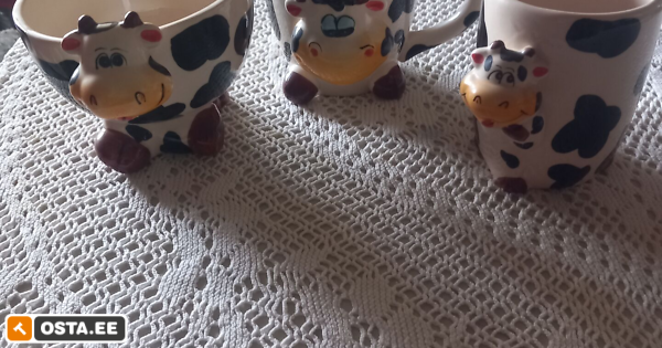 Kaks tassi ja kauss-lõbusad- (241668614) - Osta.ee