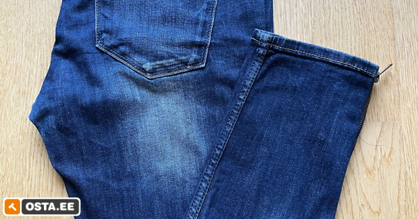 Uueväärsed Lindex tumesinised slim teksad, s. 30 (241747848) - Osta.ee