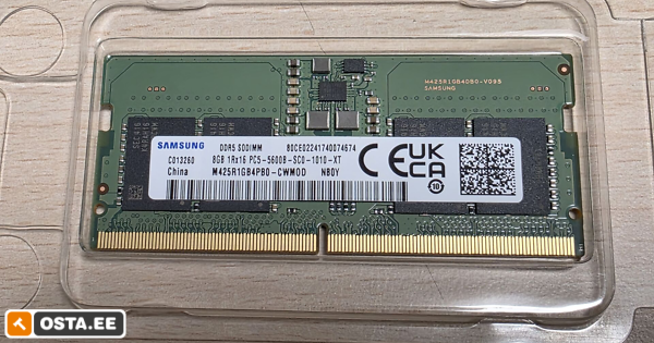 Samsung 8GB SO-DIMM DDR5-5600 (243246768) - Osta.ee
