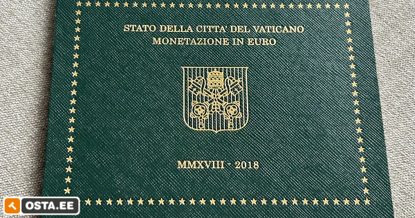 Vatikan eurokomplekt 2018 1c-2€ (210085124) - Osta.ee