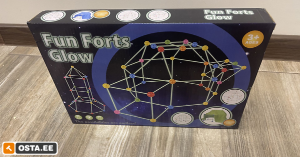 Fun Forts Glow helendav ehituskomplekt lastele (242159485) - Osta.ee