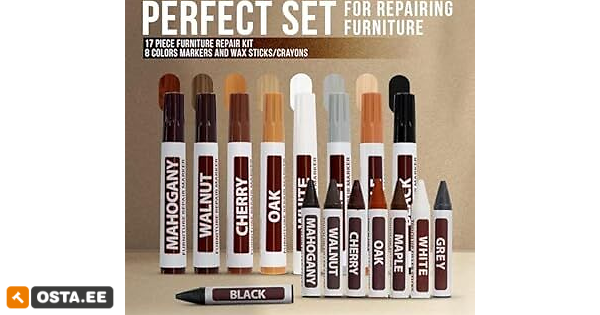UUS! Mööbli taastamise ja parandamise komplekt (243126981) - Osta.ee