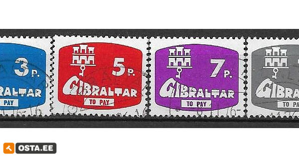 Gibraltar 1976 Porto (Mi-7-12 ) (213422922) - Osta.ee