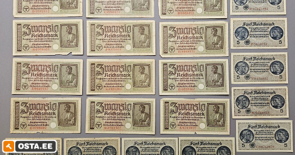 Saksa Reich paberrahad (77 tk) (215219430) - Osta.ee