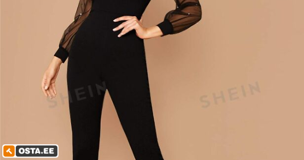 UUS musta värvi pükstükk/ jumpsuit suurus M (238952226) - Osta.ee