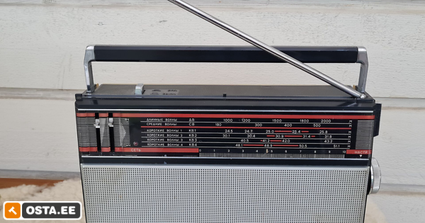 VEF 317 raadio sangaga kaasaskantav nõuka USSR vintage (233373447) - Osta.ee