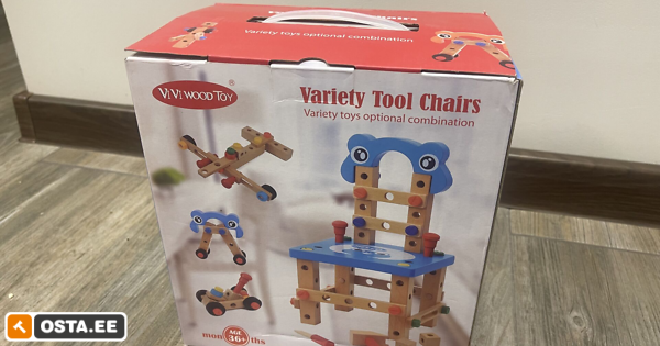 ViVi Wood Toy puidust ehituskomplekt lastele (242160997) - Osta.ee
