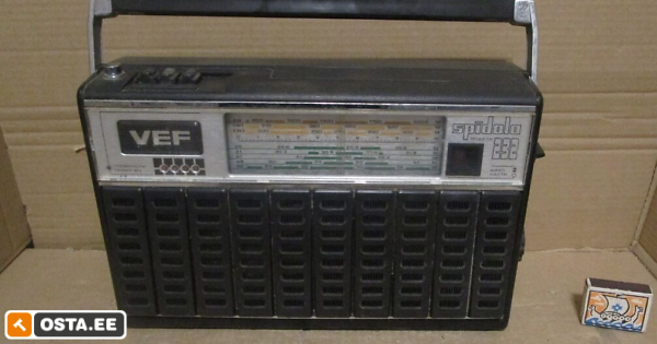 Nõukogudeaegne raadio VEF Spidola-232 (1976.a GOST/mudel) (245635052) - Osta.ee