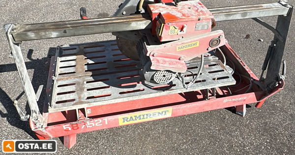 RAMIRENT! Plaadilõikur jalgadel HUSQVARNA TS100R (238656867) - Osta.ee