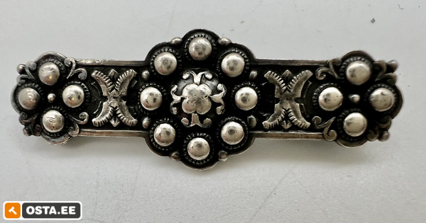 Vana KFK hõbe 875 rahvusstiilis pross-sõlg (241926551) - Osta.ee