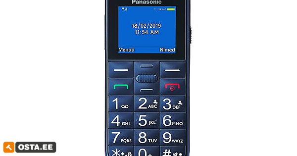 Lihtne mobiiltelefon PANASONIC KX-TU110 Sinine (228755522) - Osta.ee