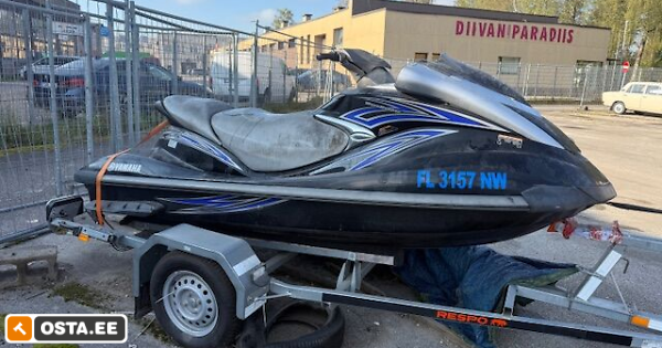 YAMAHA FX 1100 WAVERUNNER H.O K-147 (2008) koos paadiveok RESPO 750V00 0T000 982YLD 2019 (241375512) - Osta.ee