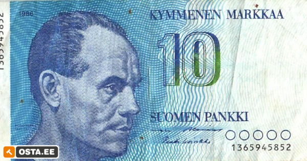 Soome 10 marka 1986, VF (206904550) - Osta.ee