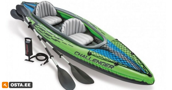 MEGA! INTEX K2 Challenger täispuhutav Kayak. KOMPLEKT! (160195904) - Osta.ee