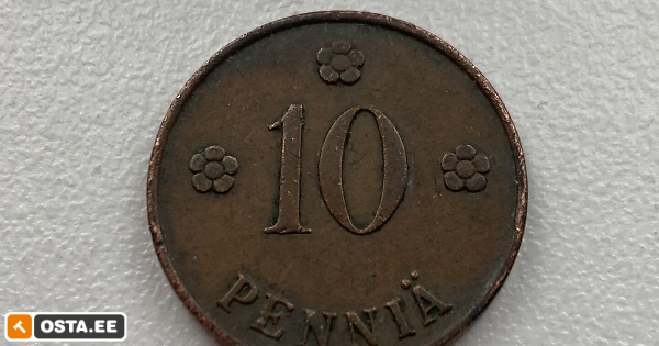 Harvem Soome 10 penniä 1923 (209488287) - Osta.ee
