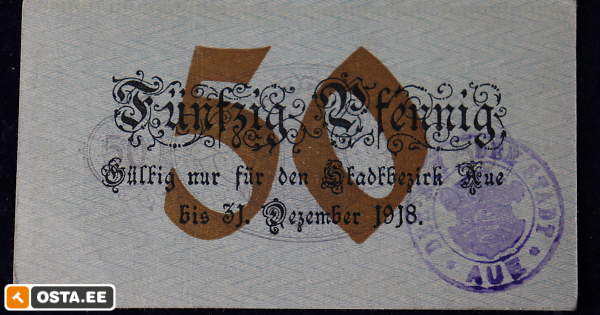 Saksa notgeld 50 pfennig 1918 (209243721) - Osta.ee