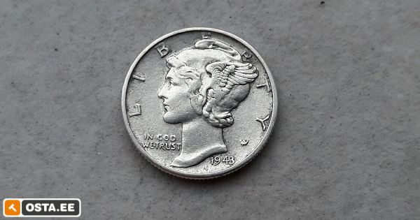 Usa one dime 1943a Hõbe (215409953) - Osta.ee