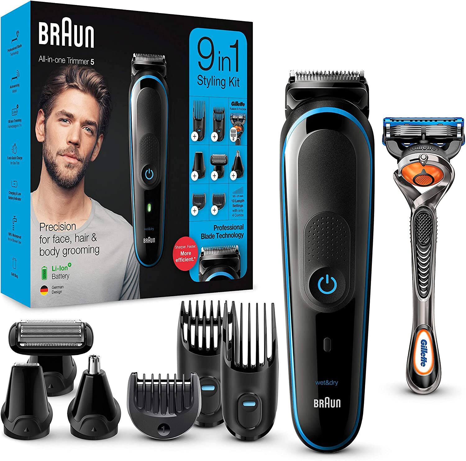 MEGA! BRAUN 5515, 9 in 1 Meeste Trimmer! (149363762) 