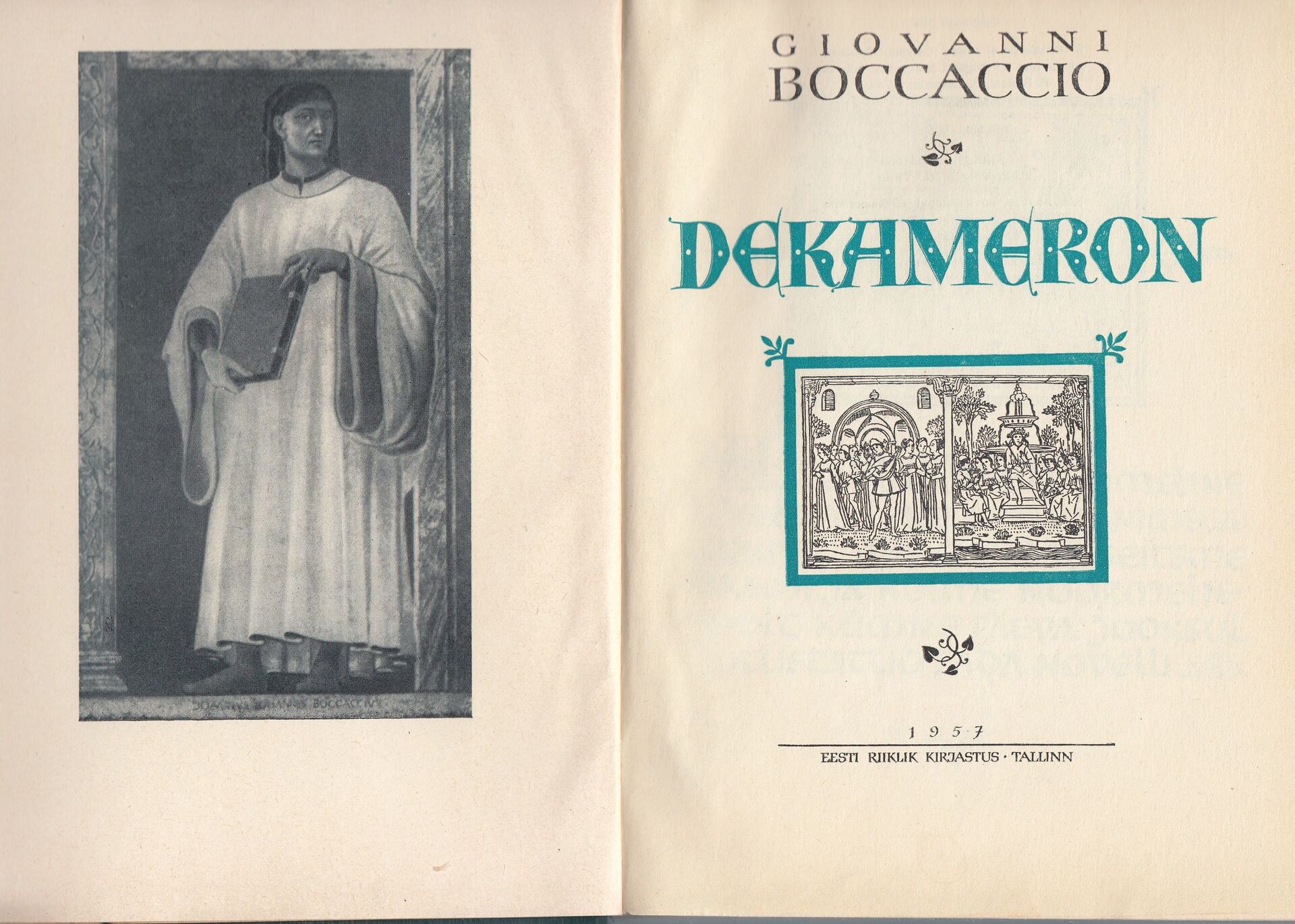 Dekameron Giovanni Boccaccio 1957 (138080171) - Osta.ee