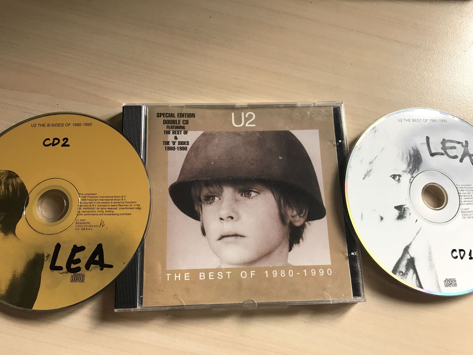 U2 The Best Of 1980 1990 B Sides CD 127539369 Osta.ee