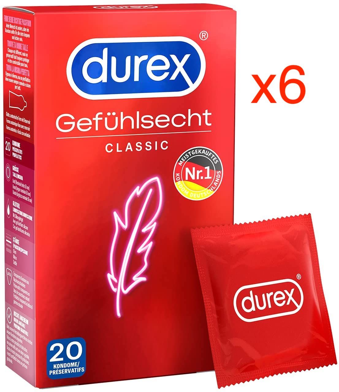 UUS!!! Durex Real Touch Classic Condoms Pack of 20 (163910363) - Osta.ee