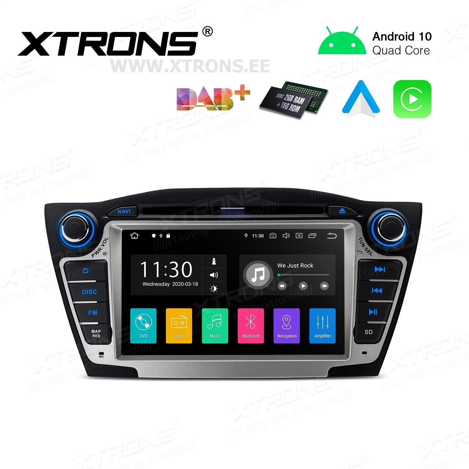 XTRONS PA7035H 7" Hyundai IX35 Multimeedia Android 10.0 (141353040) -  Osta.ee