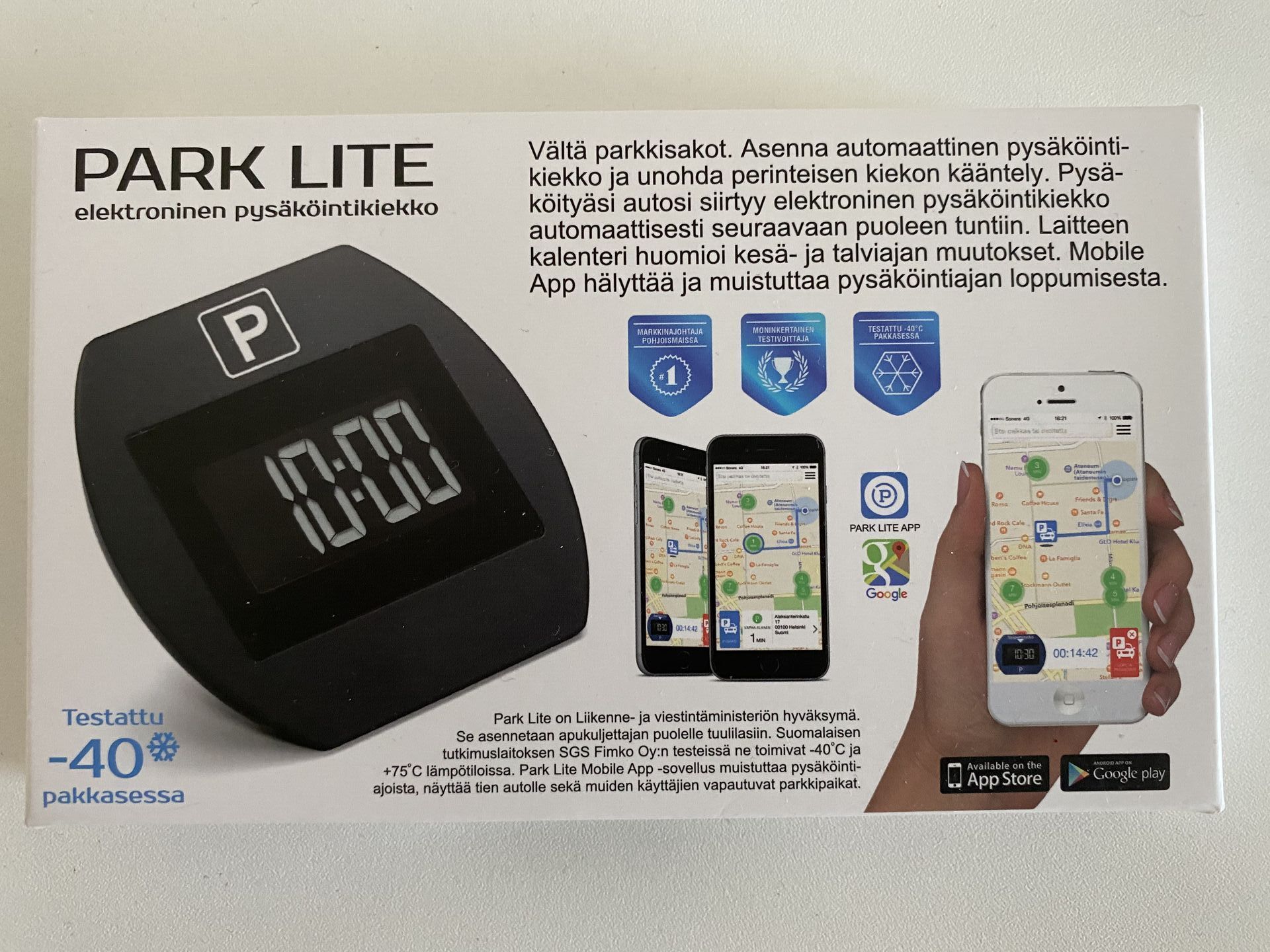 24h! Uus elektrooniline parkimiskell Needit Park Lite (156316444) 