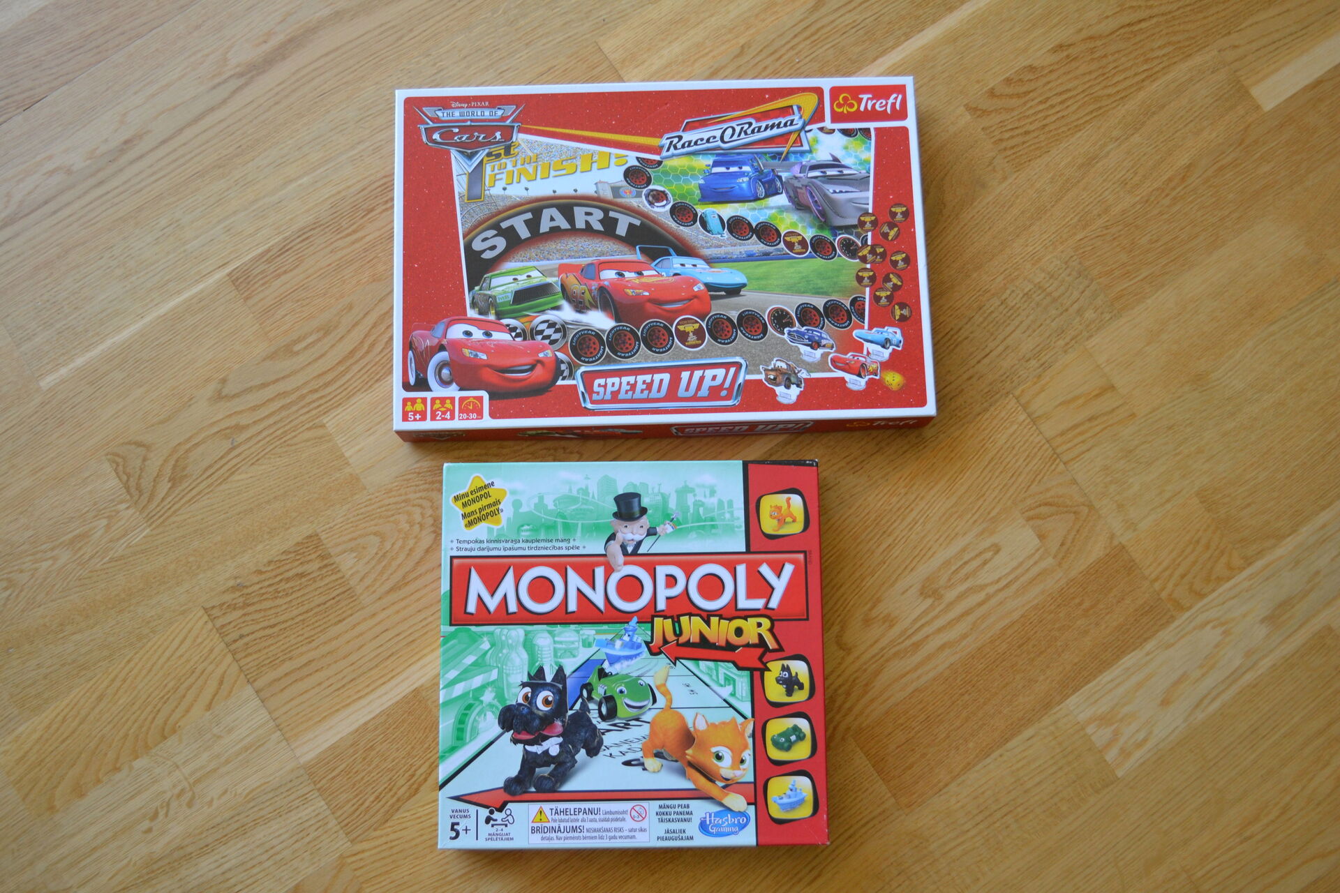 Müüa 2 lauamängu: Monopoly Junior ja Carsi Speed Up (139246649) - Osta.ee