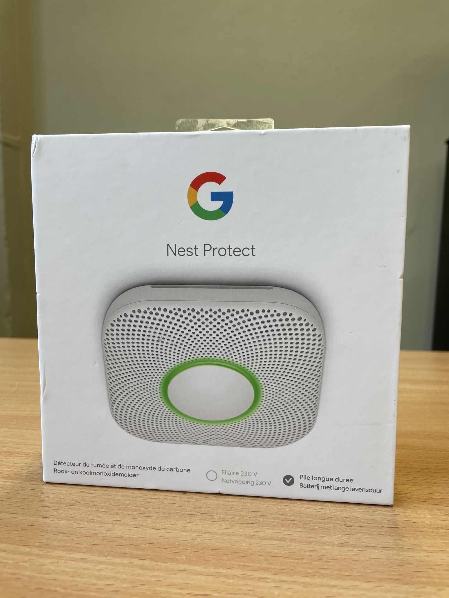 GOOGLE NEST - Détecteur de fumée et monoxyde de carbone Google Nest Protect  filaire