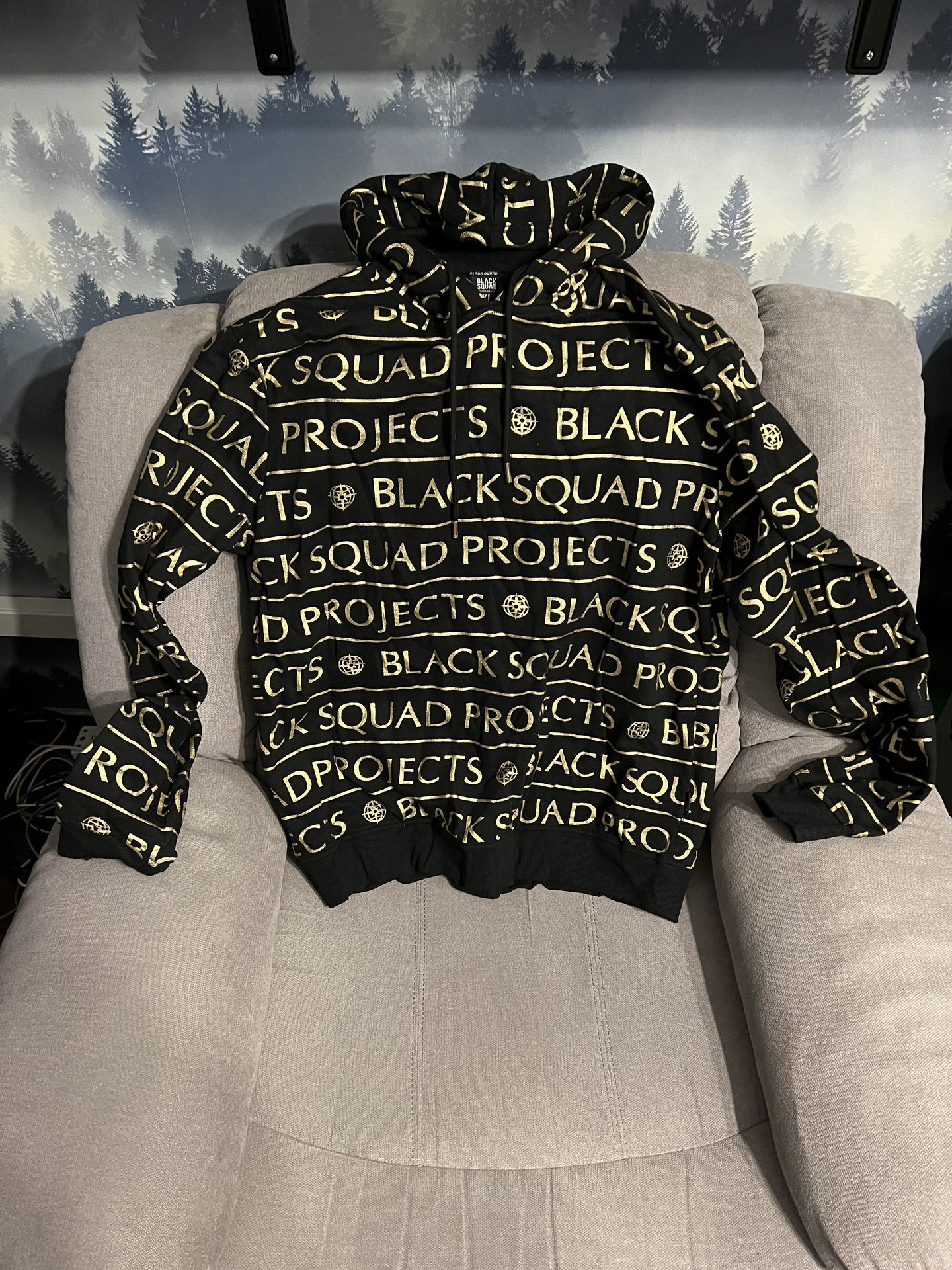 Black squad outlet hoodie price